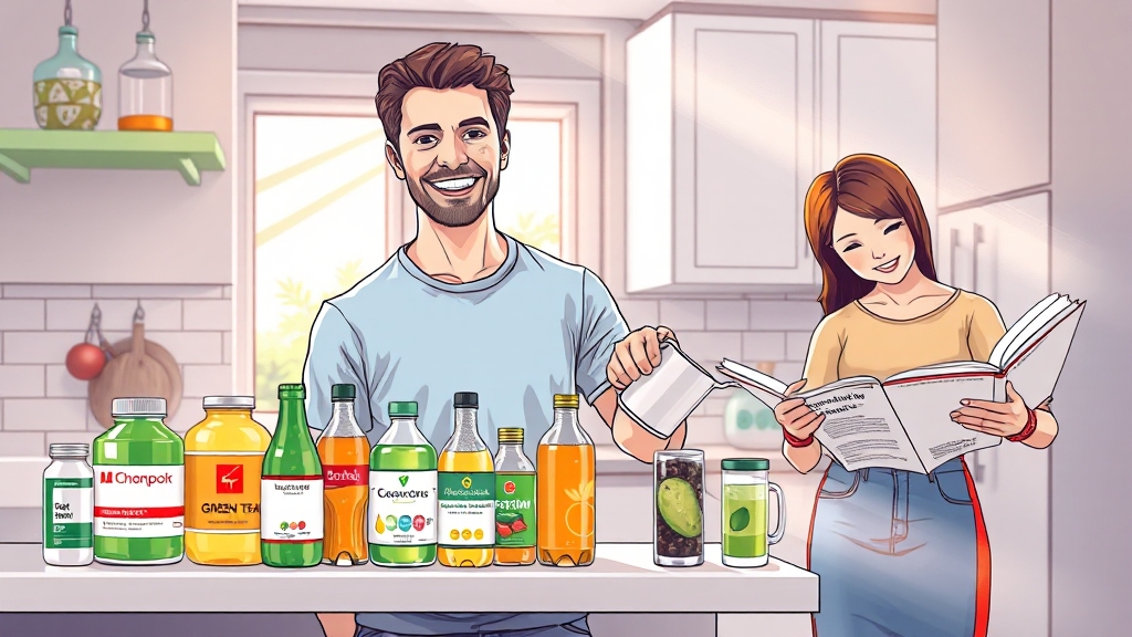 영양제 섭취 시 주의사항 & 올바른 복용 습관 (illustration 스타일)