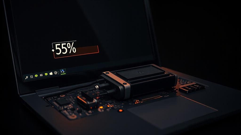 배터리, 왜 꺼질까? (realistic 스타일)