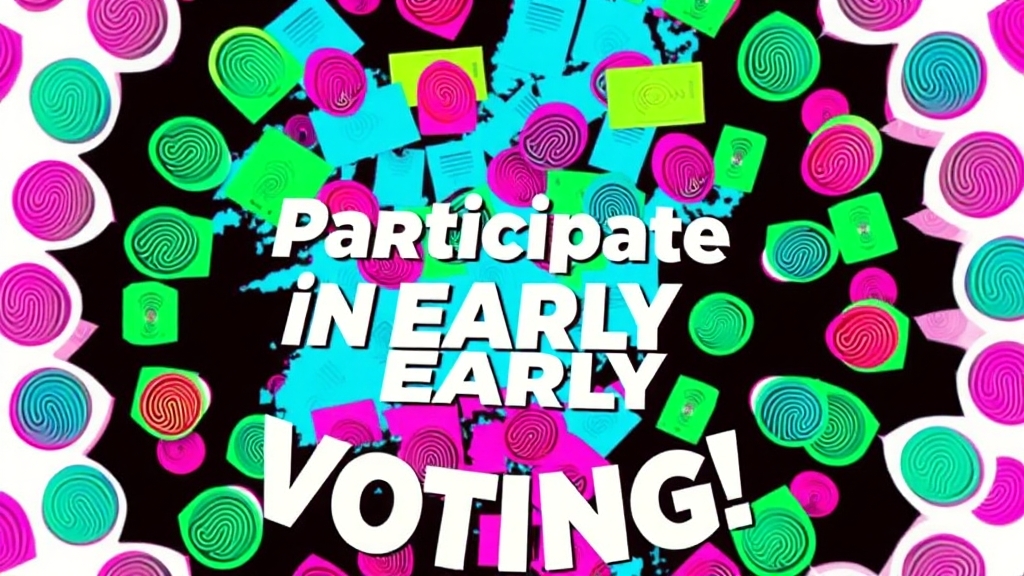 사전투표, 왜 해야 할까요? (popart 스타일)