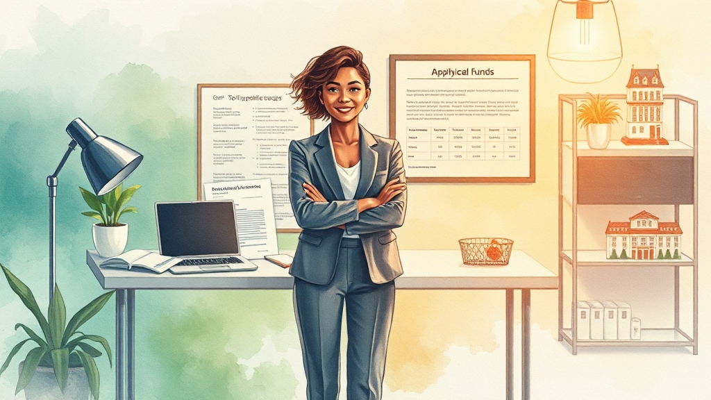 정책자금 신청 자격 및 조건 (watercolor 스타일)