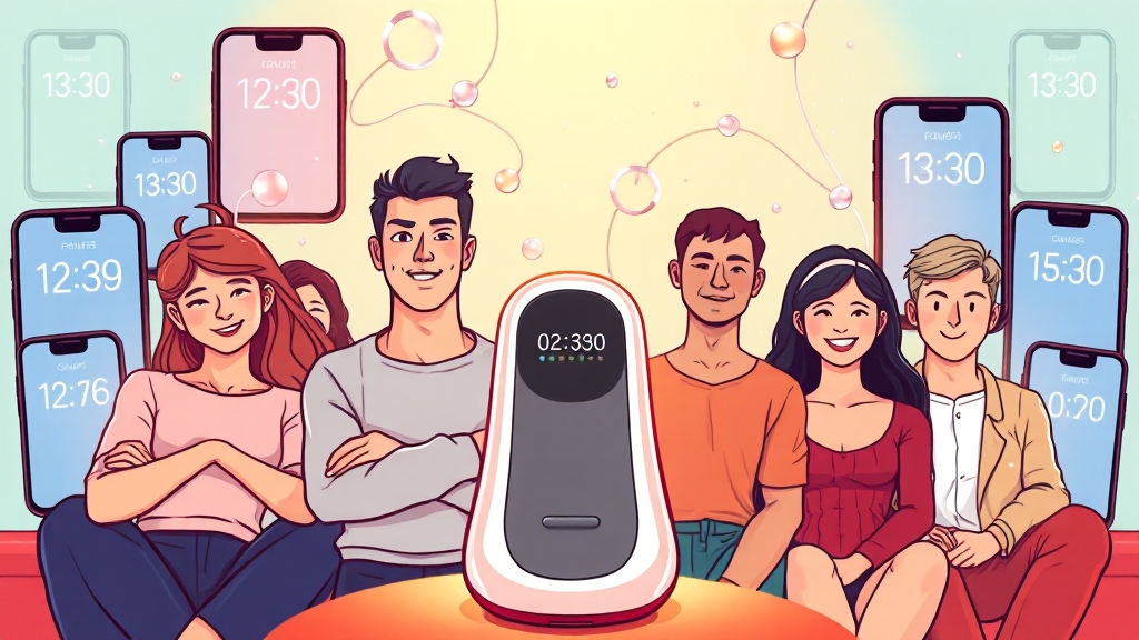 종아리 마사지기 추천 대상 (cartoon 스타일)