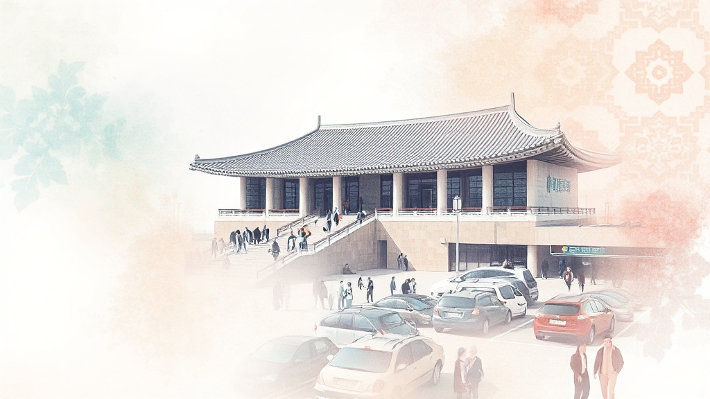 주차 & 교통 완벽 가이드 (watercolor 스타일)