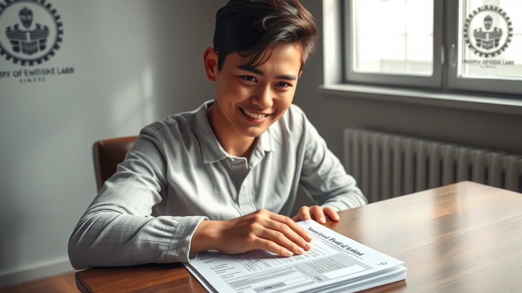 신청 방법 및 필요 서류 (realistic 스타일)