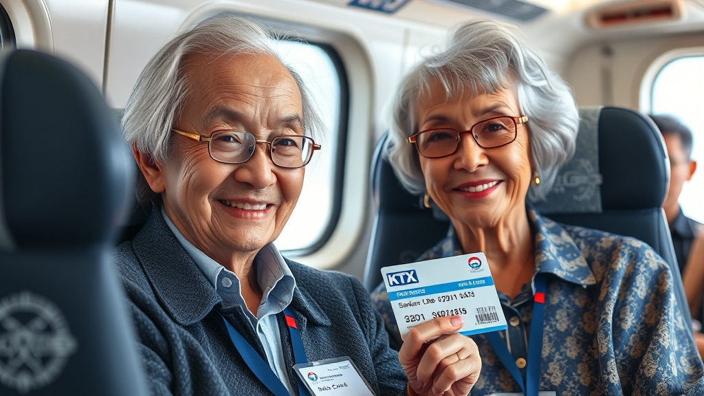 KTX 할인 혜택 유의사항 (realistic 스타일)