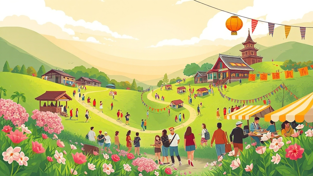 5월 축제, 뭐가 특별할까? (cartoon 스타일)