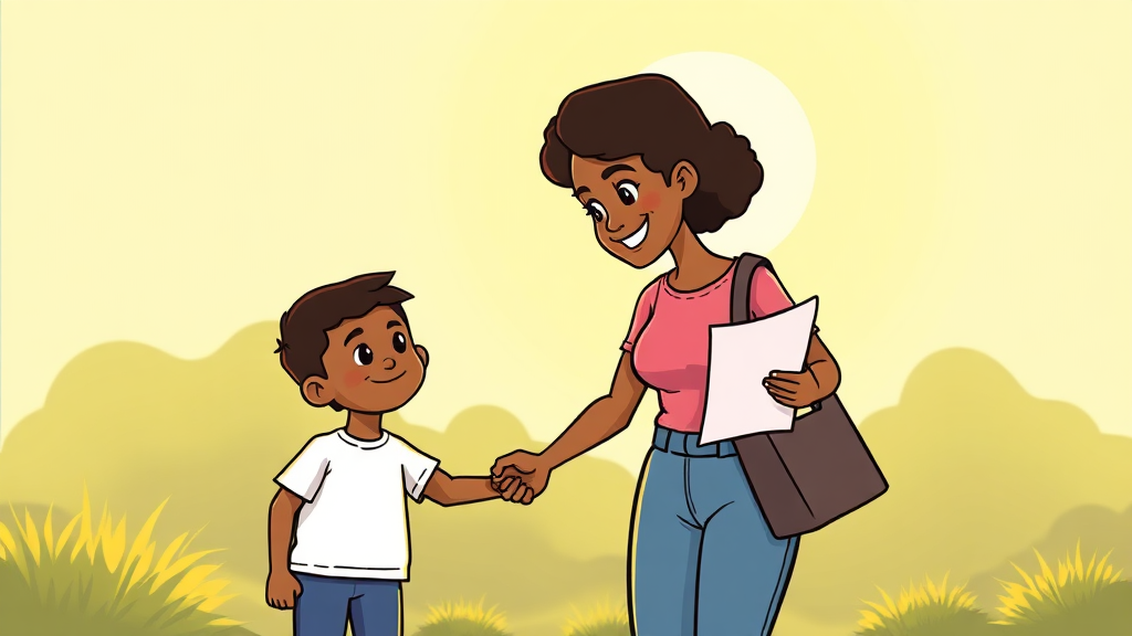 신청 방법 및 필요 서류 (cartoon 스타일)