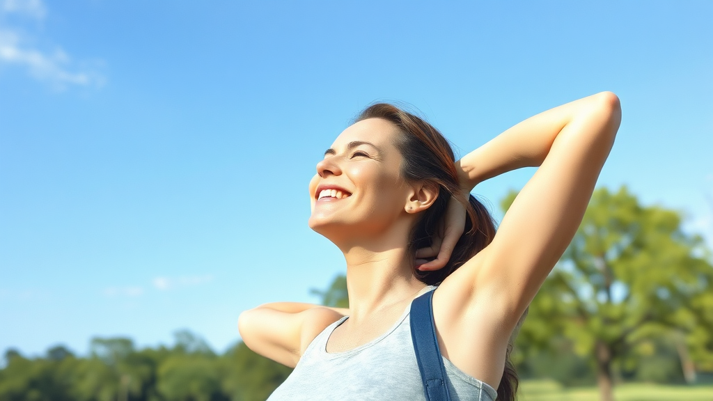 목디스크 예방 및 완화 운동법 (watercolor 스타일)