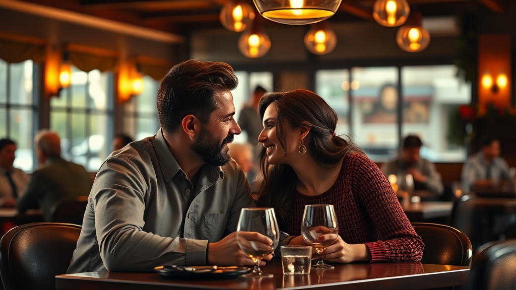 아늑한 분위기와 친절한 서비스 (realistic 스타일)