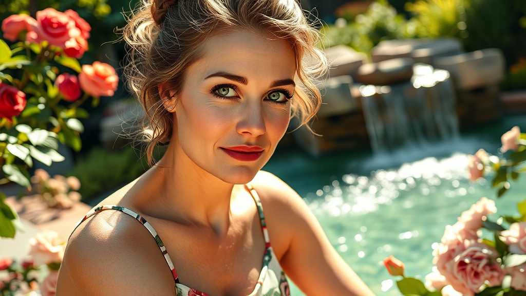 난소 기능 저하 원인과 증상 (realistic 스타일)