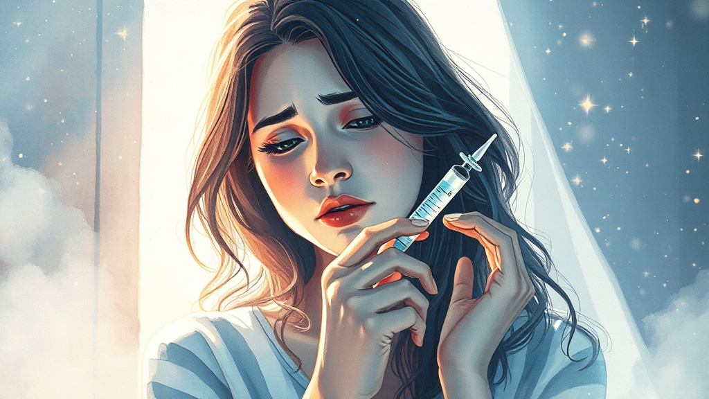 부작용 및 주의사항 (watercolor 스타일)