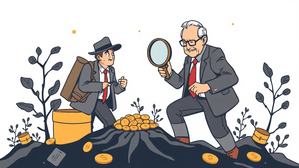 장기 투자, 어떻게 해야 할까요? (illustration 스타일)