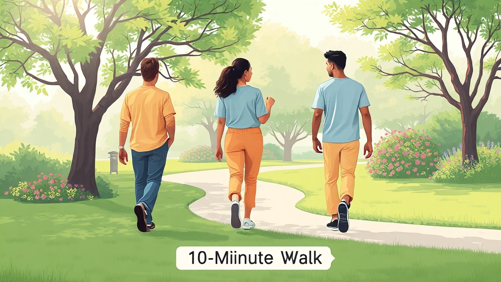 혈당 스파이크 관리 습관 (illustration 스타일)