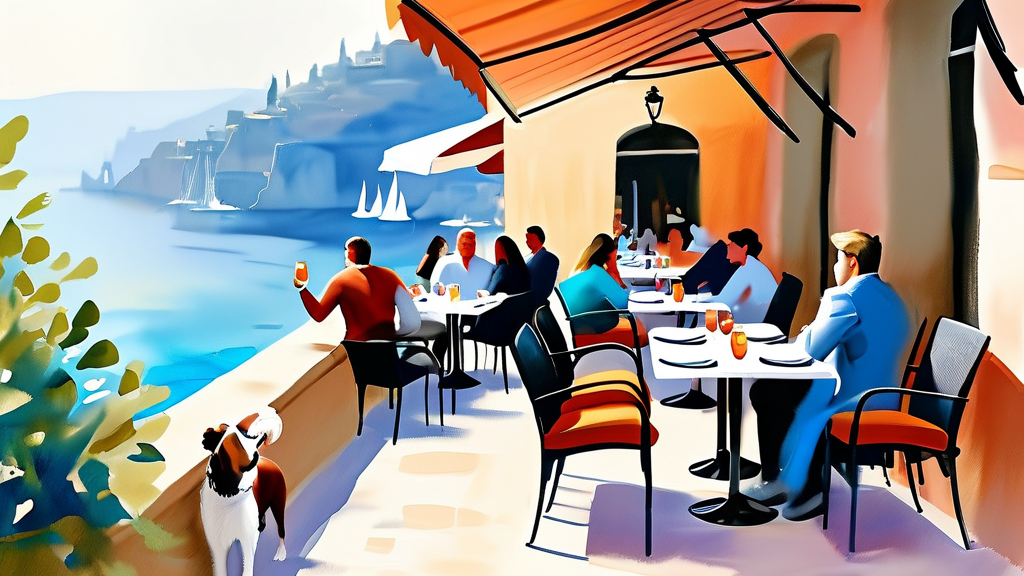 반려동물 동반 문화의 확산과 그 의미 (watercolor 스타일)