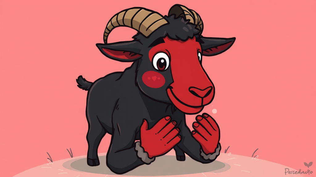 흑염소 진액 섭취 시 주의사항: 부작용 및 체질별 가이드 (cartoon 스타일)