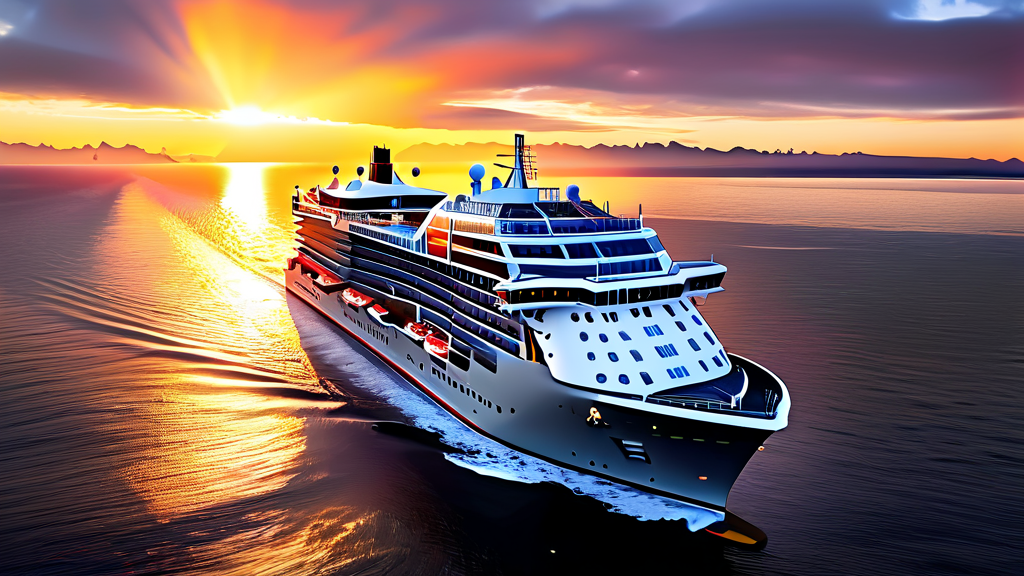 9월의 낭만: 코스타 세레나호와 함께하는 가을 바다 여행 (realistic 스타일)