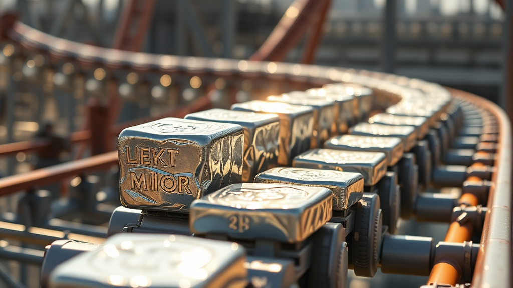 은 선물 투자: 고위험, 고수익 투자의 세계 (realistic 스타일)