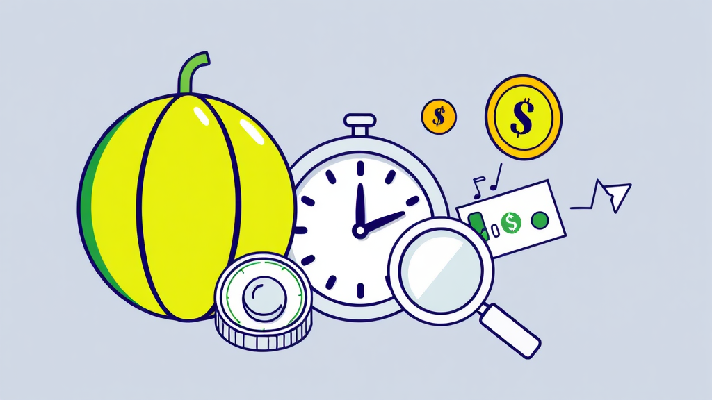 멜론캐시 유효기간 및 주의사항 (illustration 스타일)