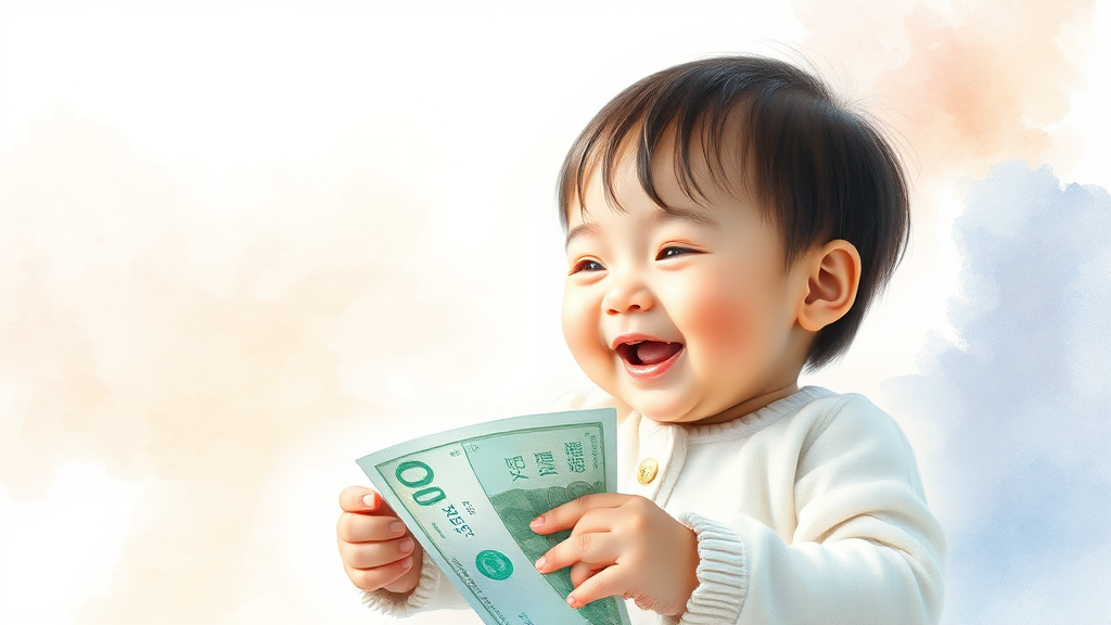 수령액 계산 예시 (watercolor 스타일)