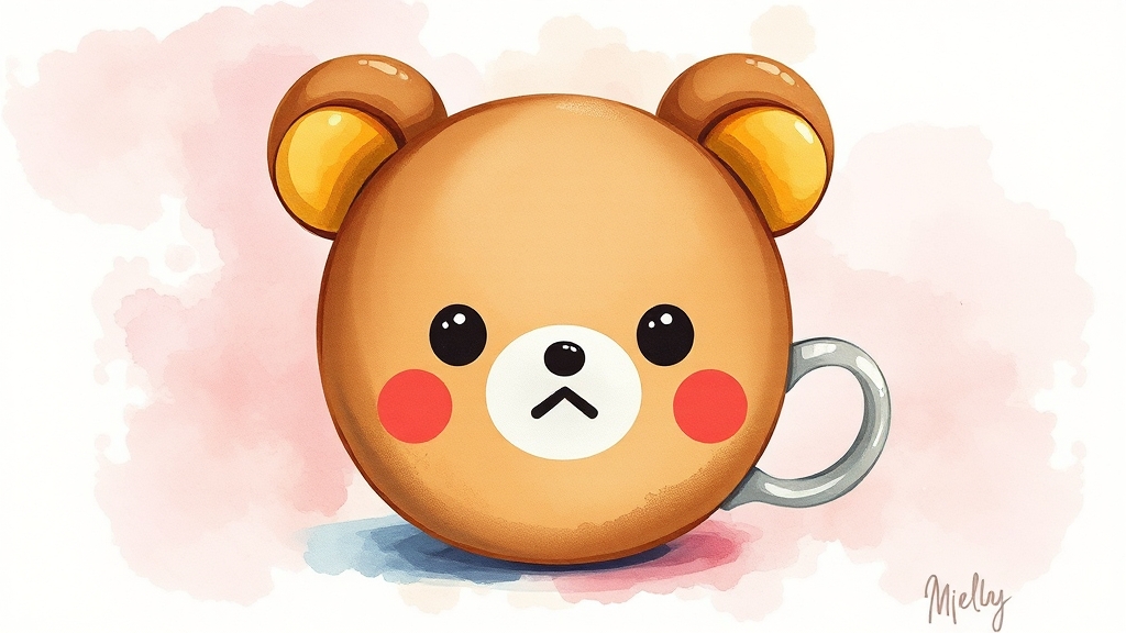 귀여운 포장 디자인 (watercolor 스타일)