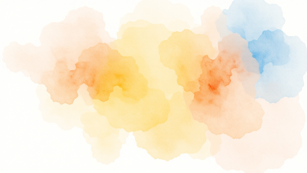 남해군 민원 서비스 안내 (watercolor 스타일)