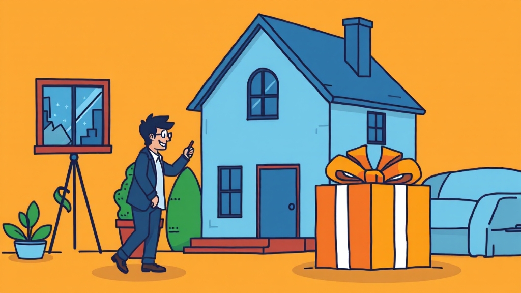 증여 시 유의사항 (cartoon 스타일)