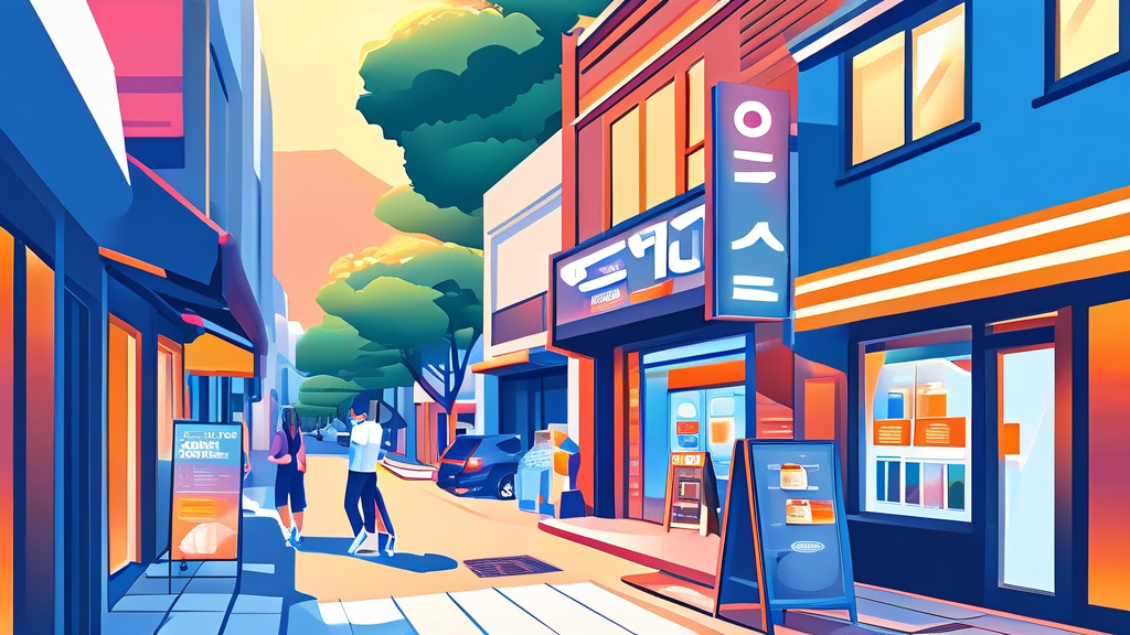 시간을 절약하는 홍대 데이트 동선 설계 (illustration 스타일)