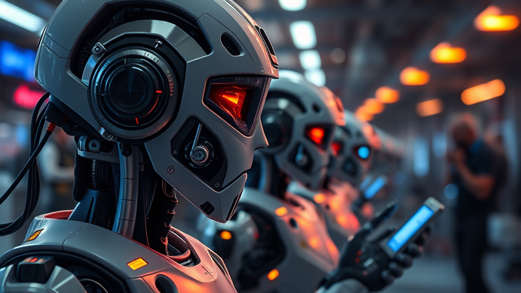 AI 로봇 & 온디바이스 AI 전망 5 온디바이스 AI 트렌드 (realistic 스타일)