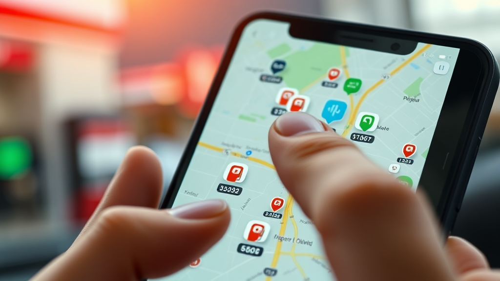 오피넷으로 최저가 주유소 찾는 방법 (realistic 스타일)