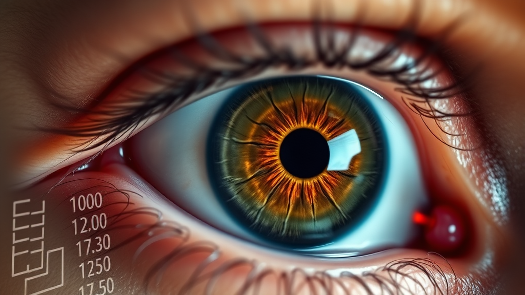 당뇨병과 눈 건강, 왜 중요할까요? (realistic 스타일)