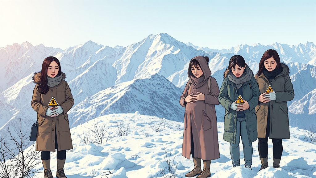 마가목 부작용 및 주의사항 (illustration 스타일)