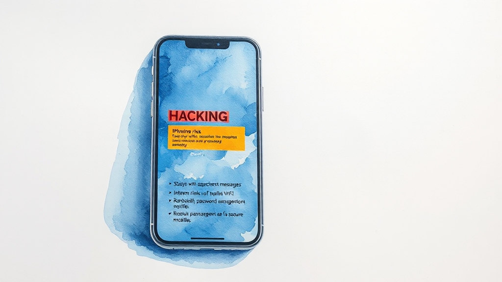 안전한 모바일 생활, 추가 보안 팁 (watercolor 스타일)