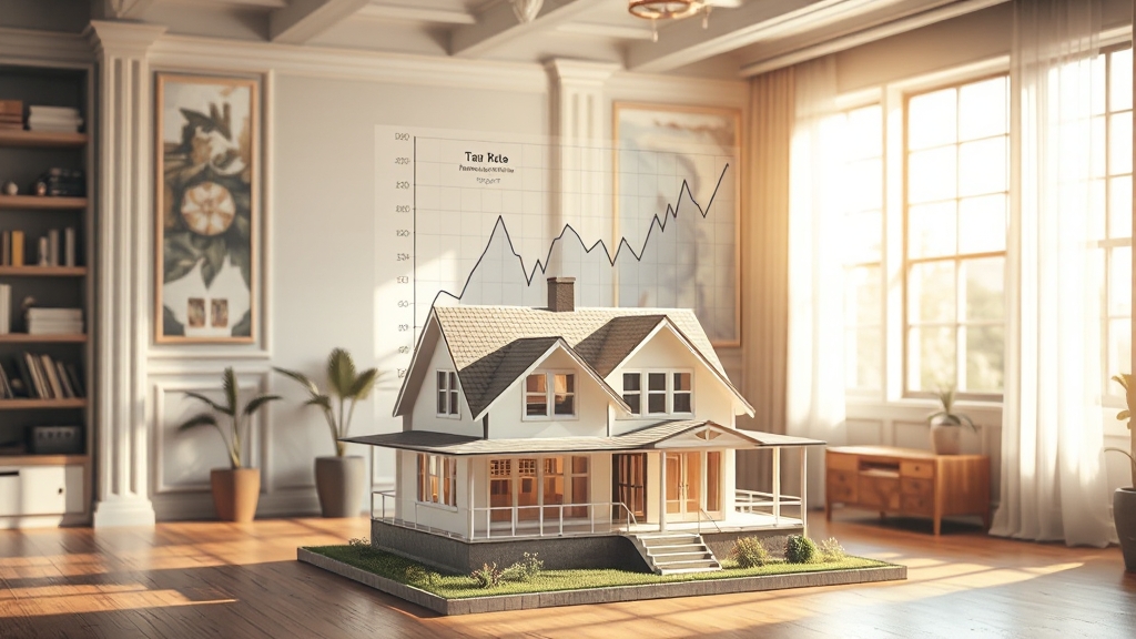 재산세 계산 방법 및 과세 기준 (realistic 스타일)