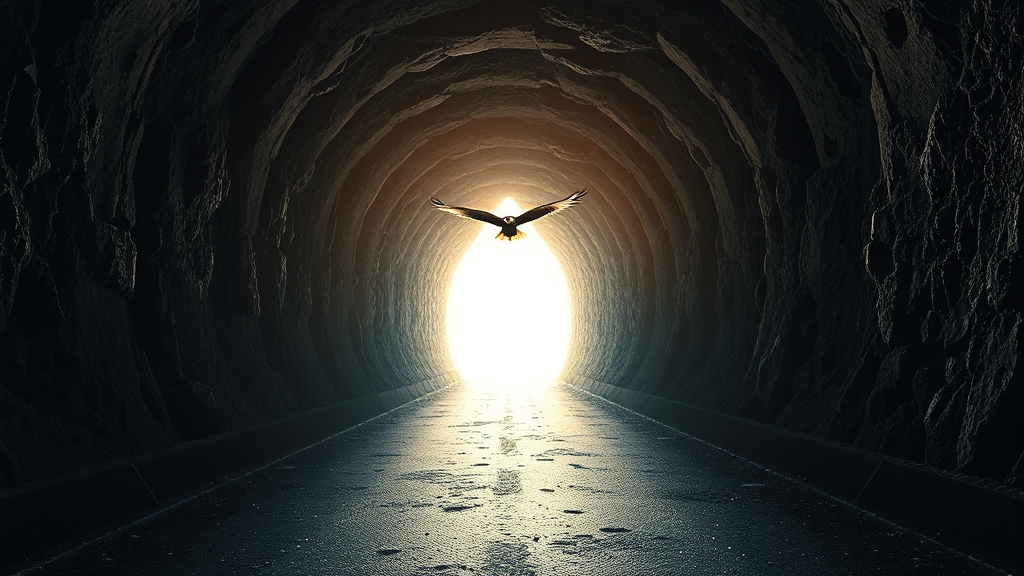 희망을 향한 새로운 도약 (realistic 스타일)