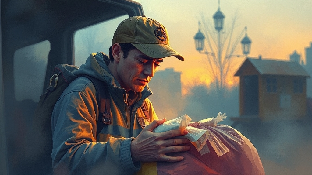 배송 외 추가 업무, 뭐가 있을까? (watercolor 스타일)