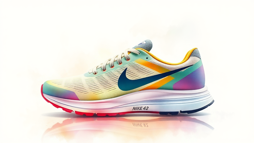 나이키 페가수스 42 구매 가이드 및 전망 (watercolor 스타일)