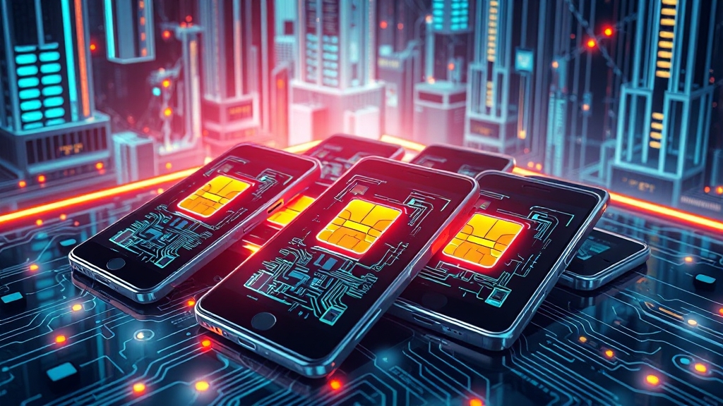 유심 정보 유출, 어떻게 막을까요? (illustration 스타일)