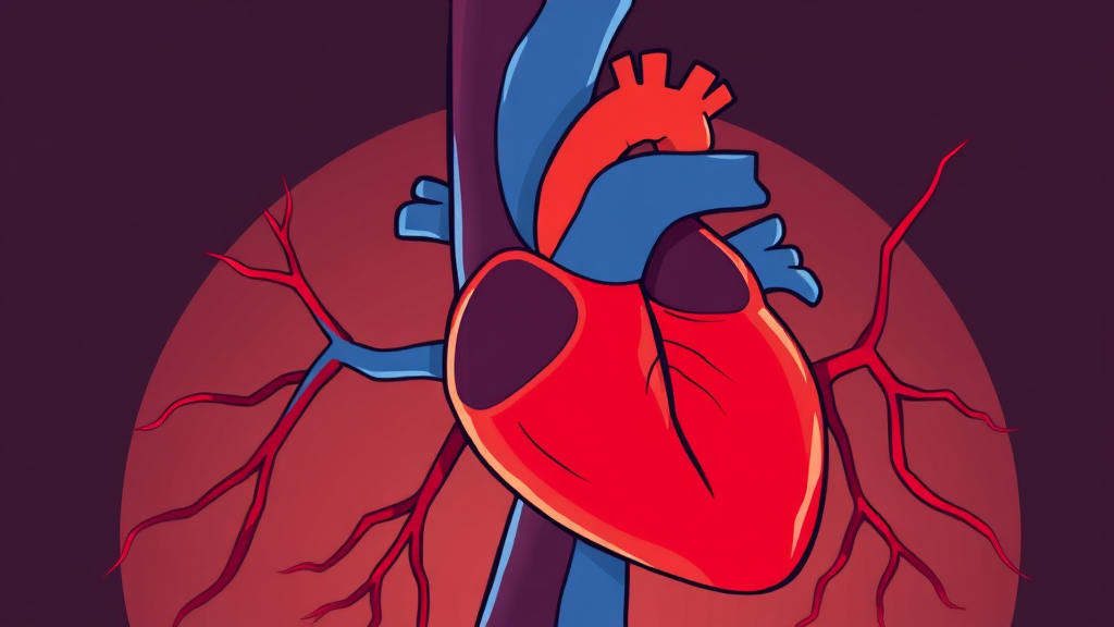 심근경색 치료 (cartoon 스타일)