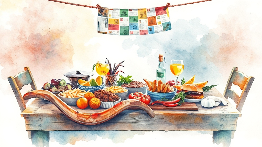 아웃백, 스마트하게 즐기세요! (watercolor 스타일)