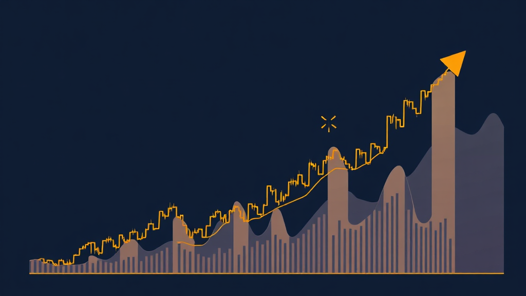 기술적 분석으로 보는 한전기술 주가 흐름 (illustration 스타일)