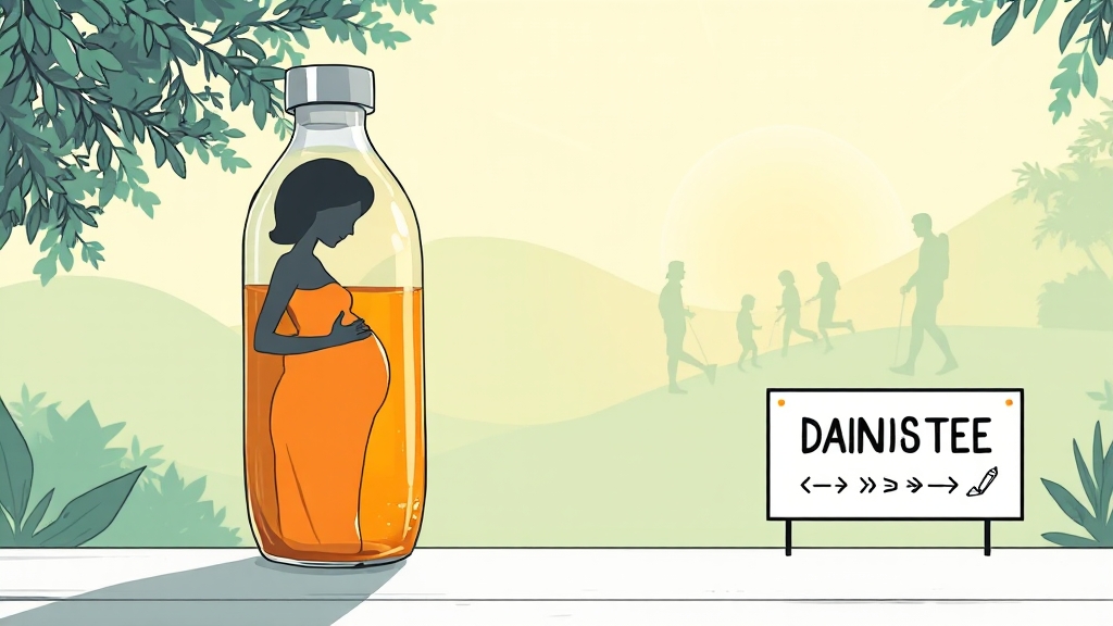 링티, 부작용은 없을까? 주의사항 완벽 정리 (illustration 스타일)