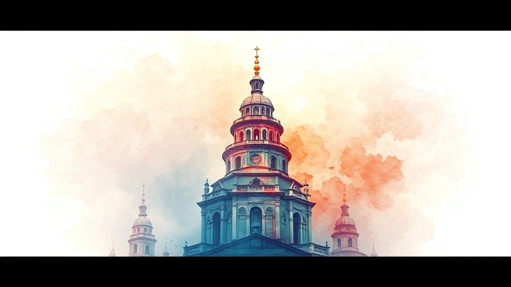 법령 위계 구조 및 관계 (watercolor 스타일)