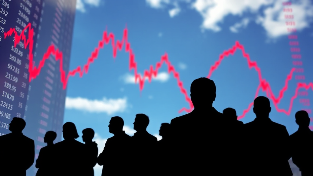 글로벌 금융 시장 숨 고르기 (realistic 스타일)