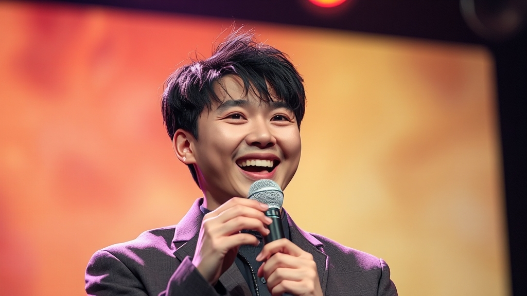 코미디언 김경민은 누구? (watercolor 스타일)