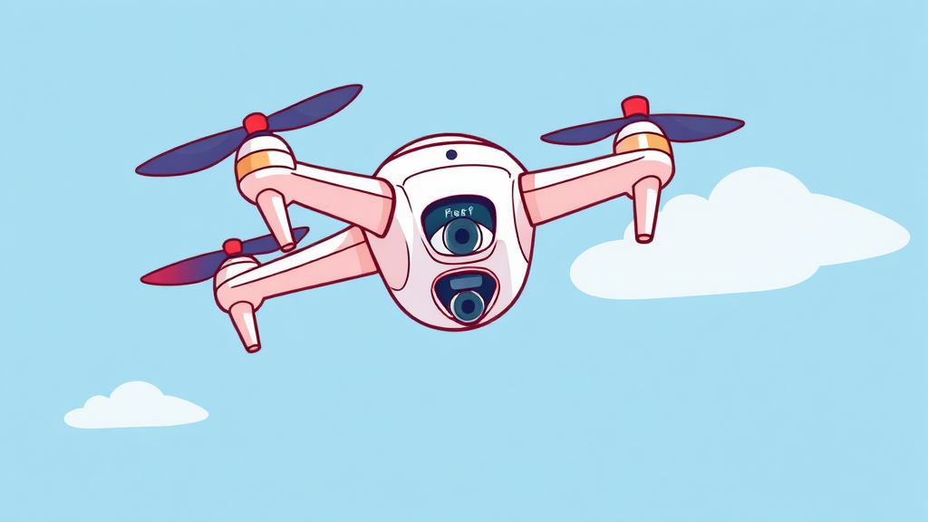 드론 관련 사건 및 안전 정보 (cartoon 스타일)