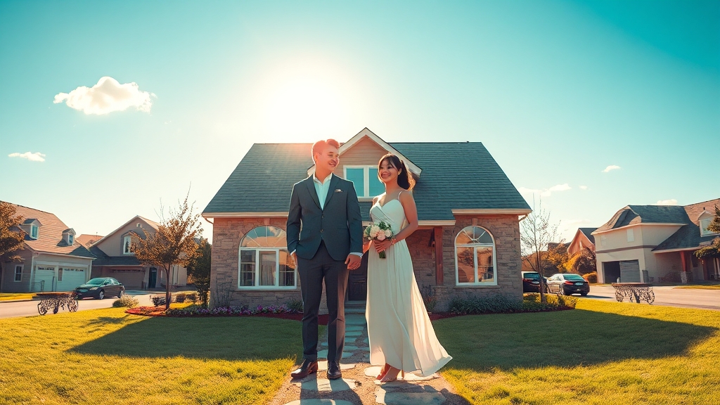 행복한 신혼 생활을 응원합니다! (realistic 스타일)