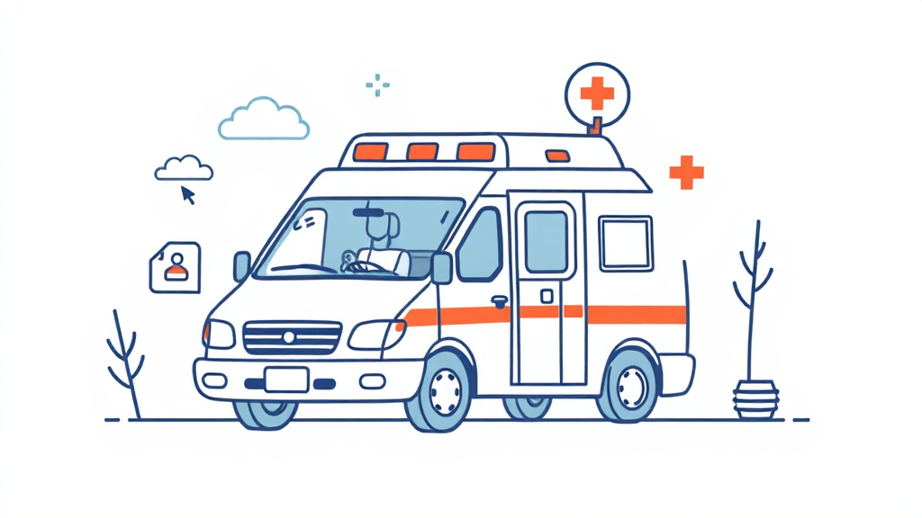 긴급출동 서비스, 신속하고 정확하게 받는 방법 (illustration 스타일)