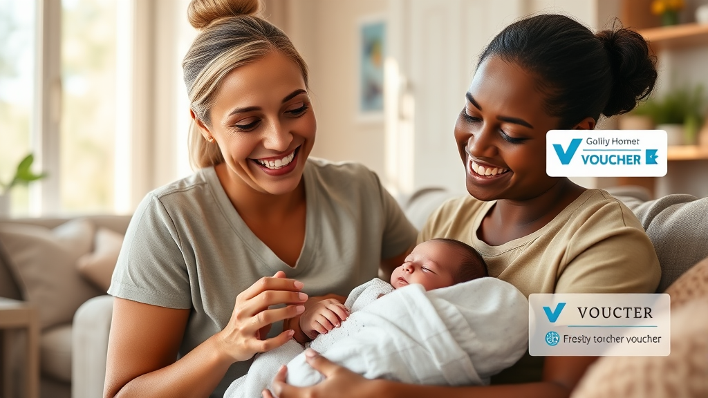 산후도우미 정부지원, 무엇을 도와주나요? (realistic 스타일)