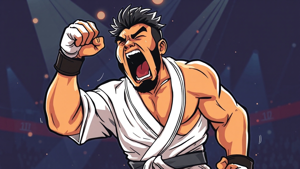 주요 격투 커리어 분석 (cartoon 스타일)