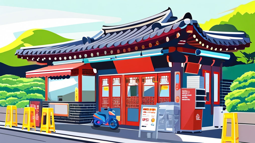 장안동 먹깨비 위치 및 기본 정보 (illustration 스타일)