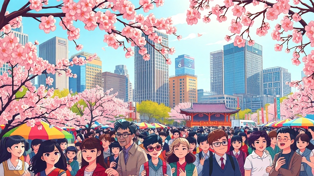 2025 서울, 축제의 해 (cartoon 스타일)